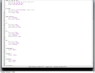 Joomla Template Development