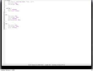 Joomla Template Development