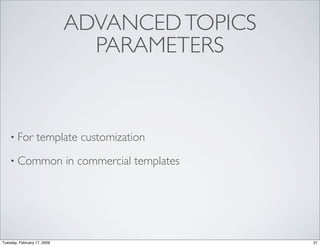 Joomla Template Development