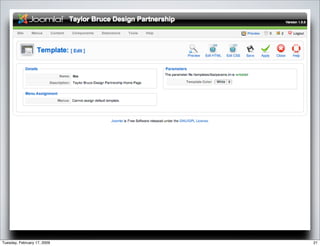 Joomla Template Development