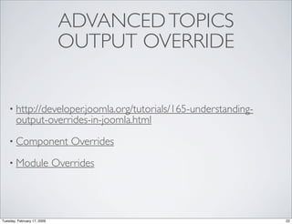 Joomla Template Development