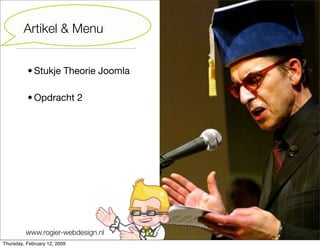 Joomla Cursus Starter