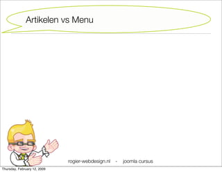 Joomla Cursus Starter