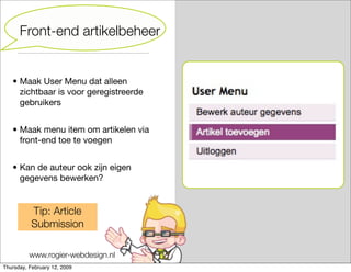Joomla Cursus Starter