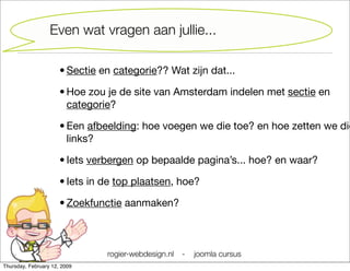 Joomla Cursus Starter