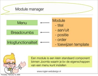 Joomla Cursus Starter