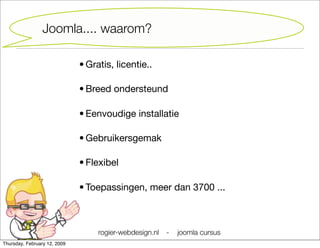Joomla Cursus Starter