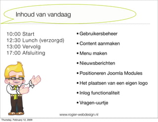 Joomla Cursus Starter