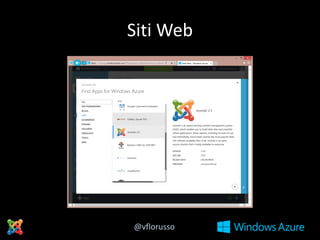 Siti Web

@vflorusso

 