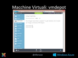 Macchine Virtuali: vmdepot

@vflorusso

 