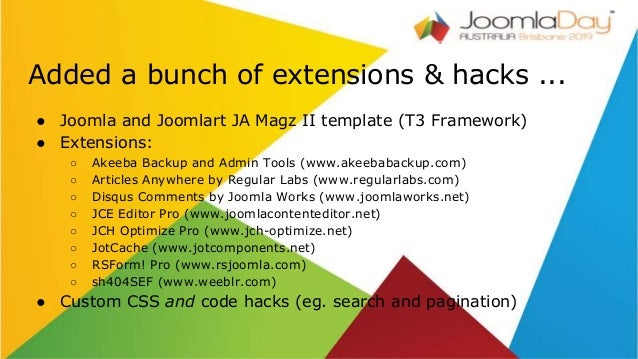 Jch joomla website Jch joomla website