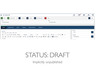 STATUS: DRAFT
Implicitly unpublished
 