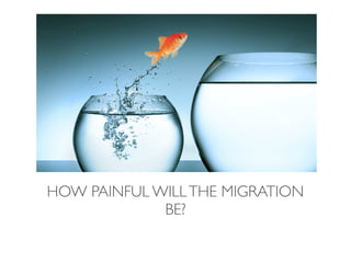 HOW PAINFUL WILLTHE MIGRATION
BE?
 