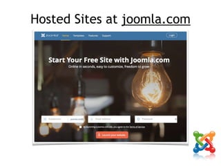 Hosted Sites at joomla.com
 