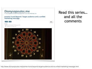 Read this series…
and all the
comments
http://www.dionysopoulos.me/joomla-4-and-beyond-target-audience-and-a-uniﬁed-marketing-message.html
 