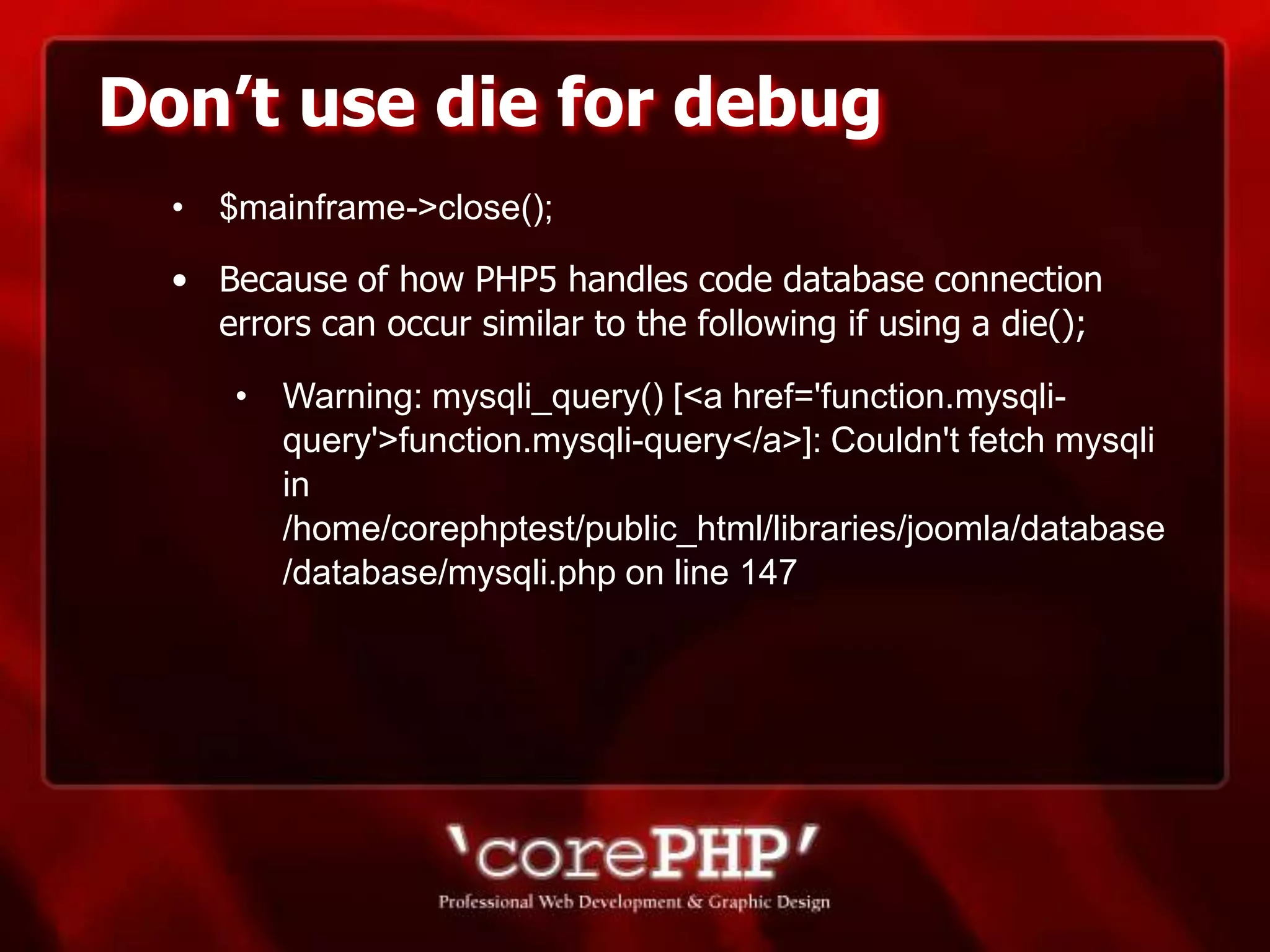 Some example references: