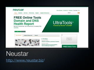Neustar
http://www.neustar.biz/
 