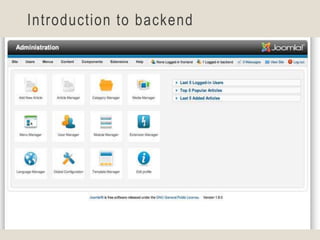 Introduction to backend
 