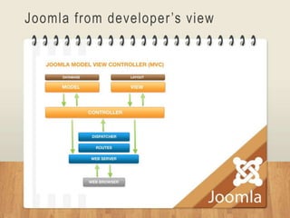 Joomla from developer ’s view
 
