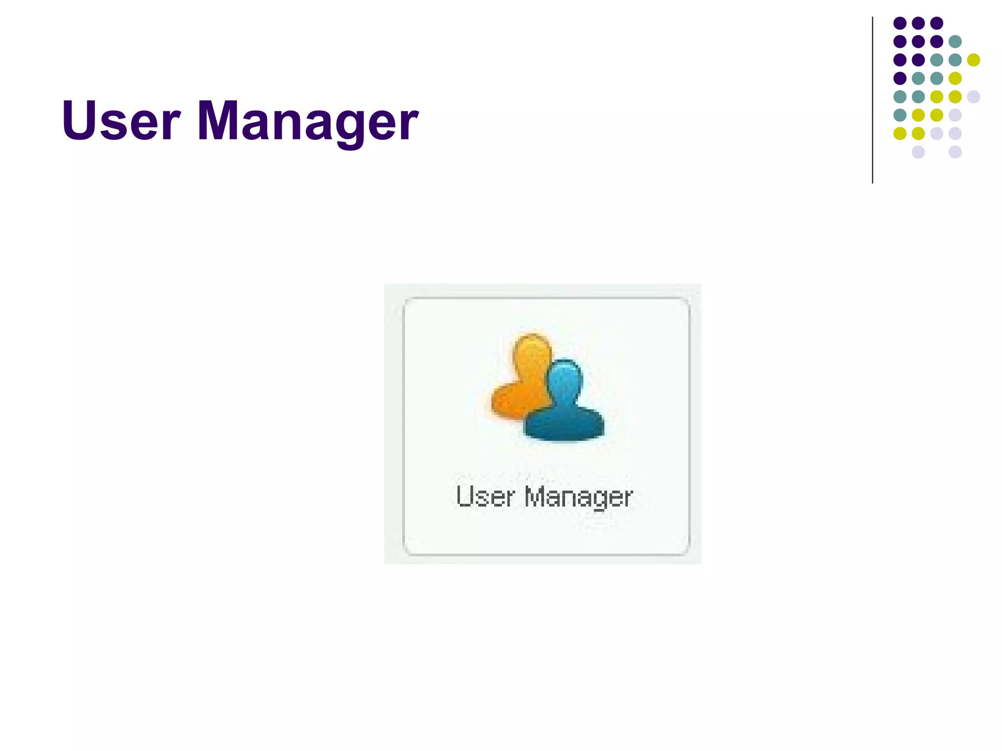 User Manager
 