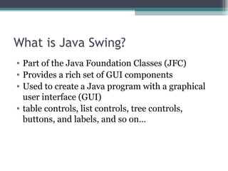 Joon Cho Java Joon Cho Java SwingSwing.ppt