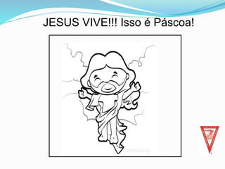 JESUS VIVE!!! Isso é Páscoa!
 