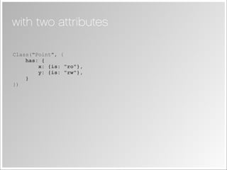 Joose - JavaScript Meta Object System