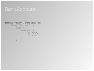 Joose - JavaScript Meta Object System