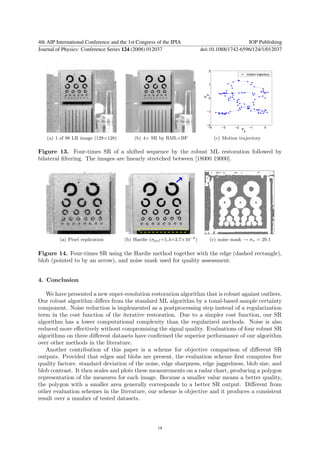 Robust Super-Resolution by minimizing a Gaussian-weighted L2 error norm ...