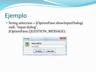 Joptionpane | PPTX