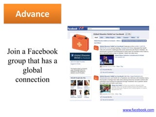 AdvanceJoin a Facebook group that has a global connectionwww.facebook.com