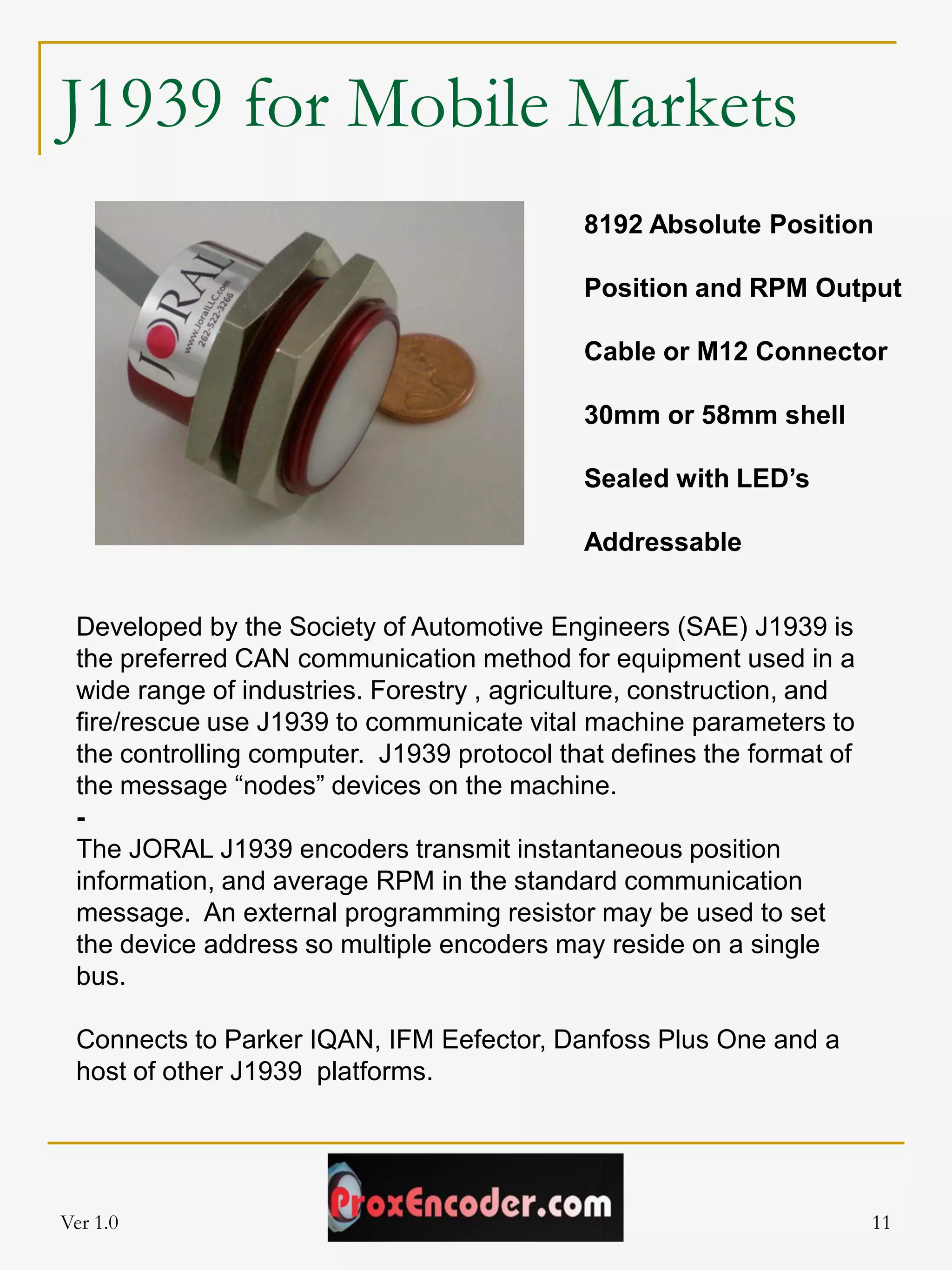 Joral Non Contact Encoders Ppt | PDF