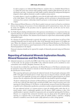Jorc Code Pdf The JORC Code | PDF