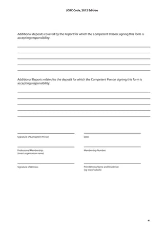 Jorc Code Pdf The JORC Code | PDF