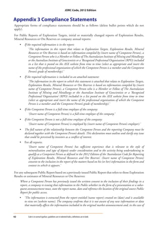 Jorc Code Pdf The JORC Code | PDF