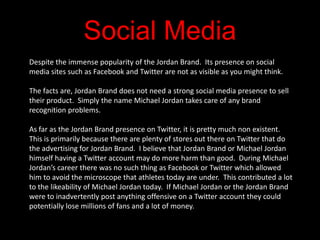 Jordan brand facts hotsell
