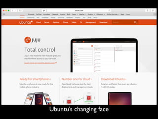 Ubuntu’s changing face 
 