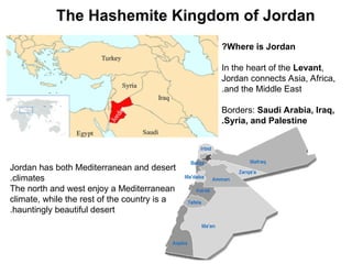 Jordan. A presentation about the culture of jordan | PPT