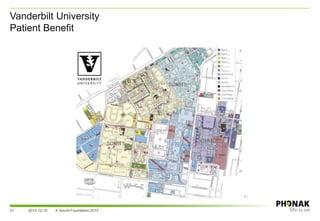 Vanderbilt University
Patient Benefit
31 2013-12-10 A Sound Foundation 2013
 