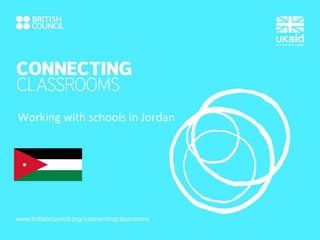Working with schools in Jordan

 