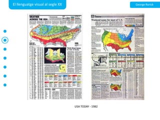 El llenguatge visual al segle XXGeorge RorickUSA TODAY - 1982