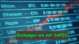 Exchanges are not SAFES
 