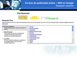 Formas de publicidad online – SEMSocial Search<br />