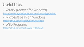 Windows subsystem for Linux | PPTX