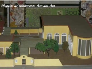 Maquete do restaurante Bar des Art
 
