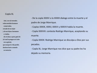 Análisis formal coplas 1,3, 5, 14,16, 33 y 40