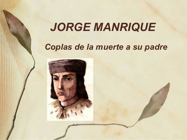 Coplas A La Muerte De Su Padre