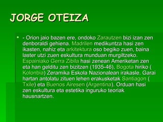 Jorge oteiza | PPT