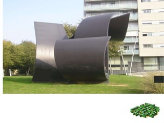 Malevicheri omenaldia Burdinez egina Parc del nord-en, terrasan 1957-an 