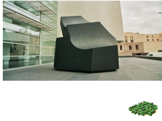 Olatua Aluminizko plantxa Plaza dels angels-en, bartzelonan. 1996-ean 